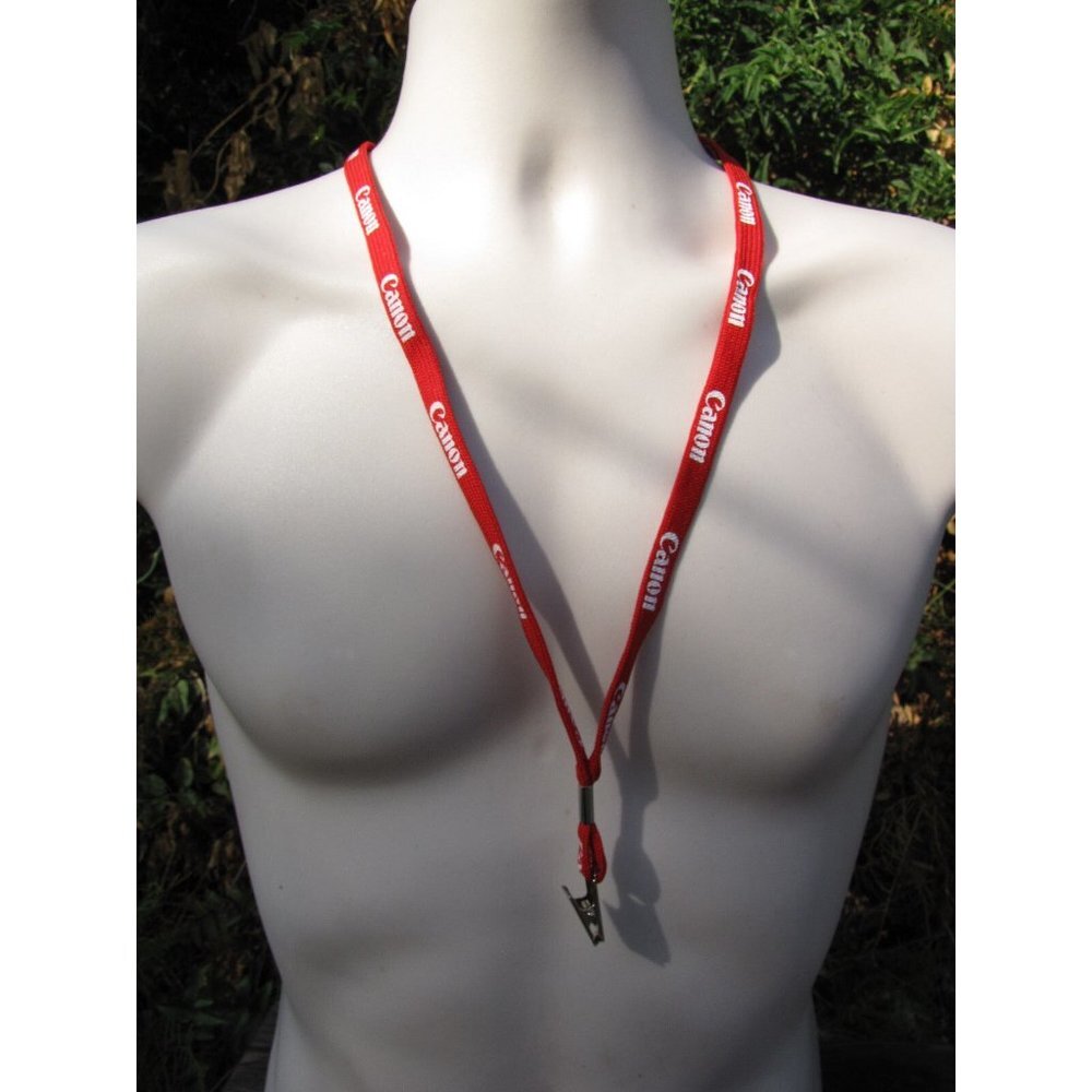 Canon 18" Lanyard I.D. or Event Pass Badge Clip Key Cord Credentials Neck Strap